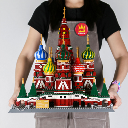St. Basil’s Cathedral Building Block Set – Russia Landmark Model