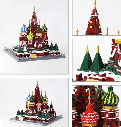 St. Basil’s Cathedral Building Block Set – Russia Landmark Model