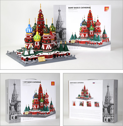 St. Basil’s Cathedral Building Block Set – Russia Landmark Model