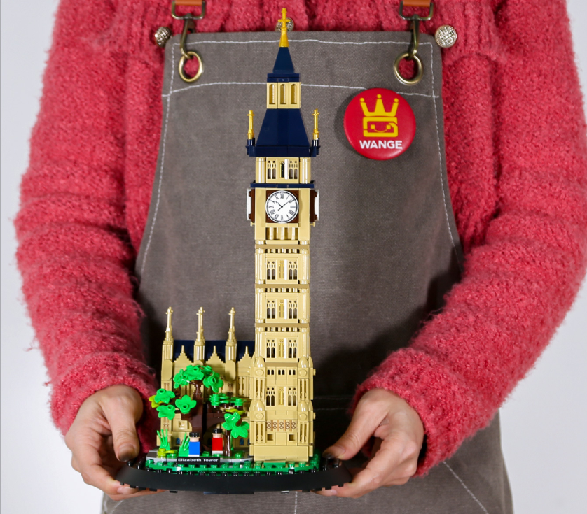 Elizabeth Tower Building Block Set – London UK Landmark Model