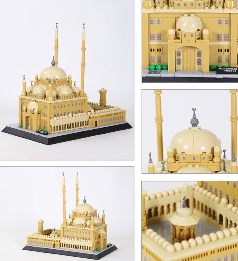 Muhammad Ali Mosque Building Block Set – Egypt Landmark Model