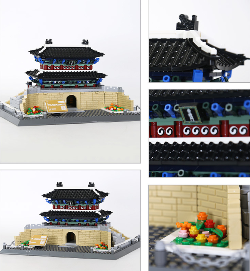 Namdaemun Gate Building Block Set – Korea Landmark Model
