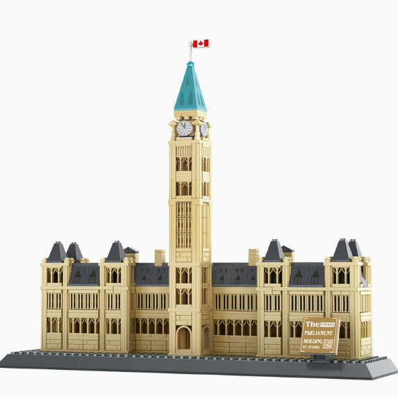 Parliament Hill Building Block Set – Canada Landmark Model