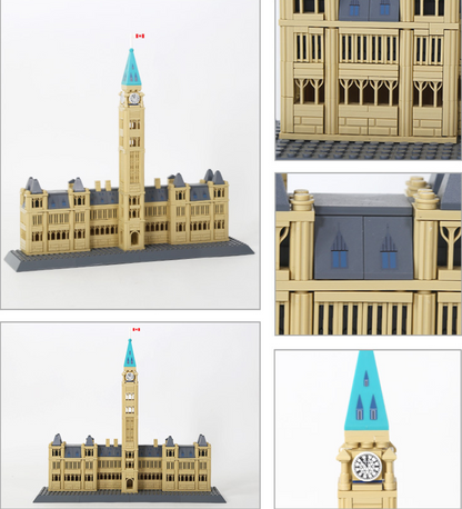Parliament Hill Building Block Set – Canada Landmark Model