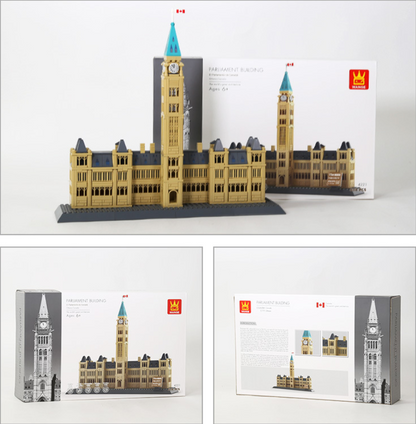 Parliament Hill Building Block Set – Canada Landmark Model