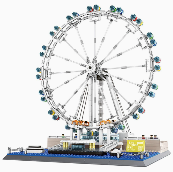 London Eye Ferris Wheel Building Block Set – UK Landmark Model