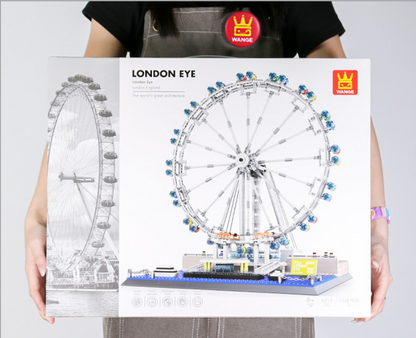 London Eye Ferris Wheel Building Block Set – UK Landmark Model