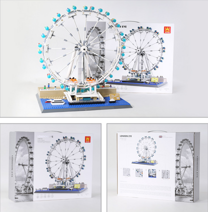 London Eye Ferris Wheel Building Block Set – UK Landmark Model