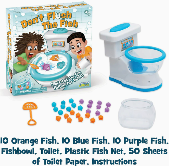 Don’t Flush The Fish! – Fun Family Board Game